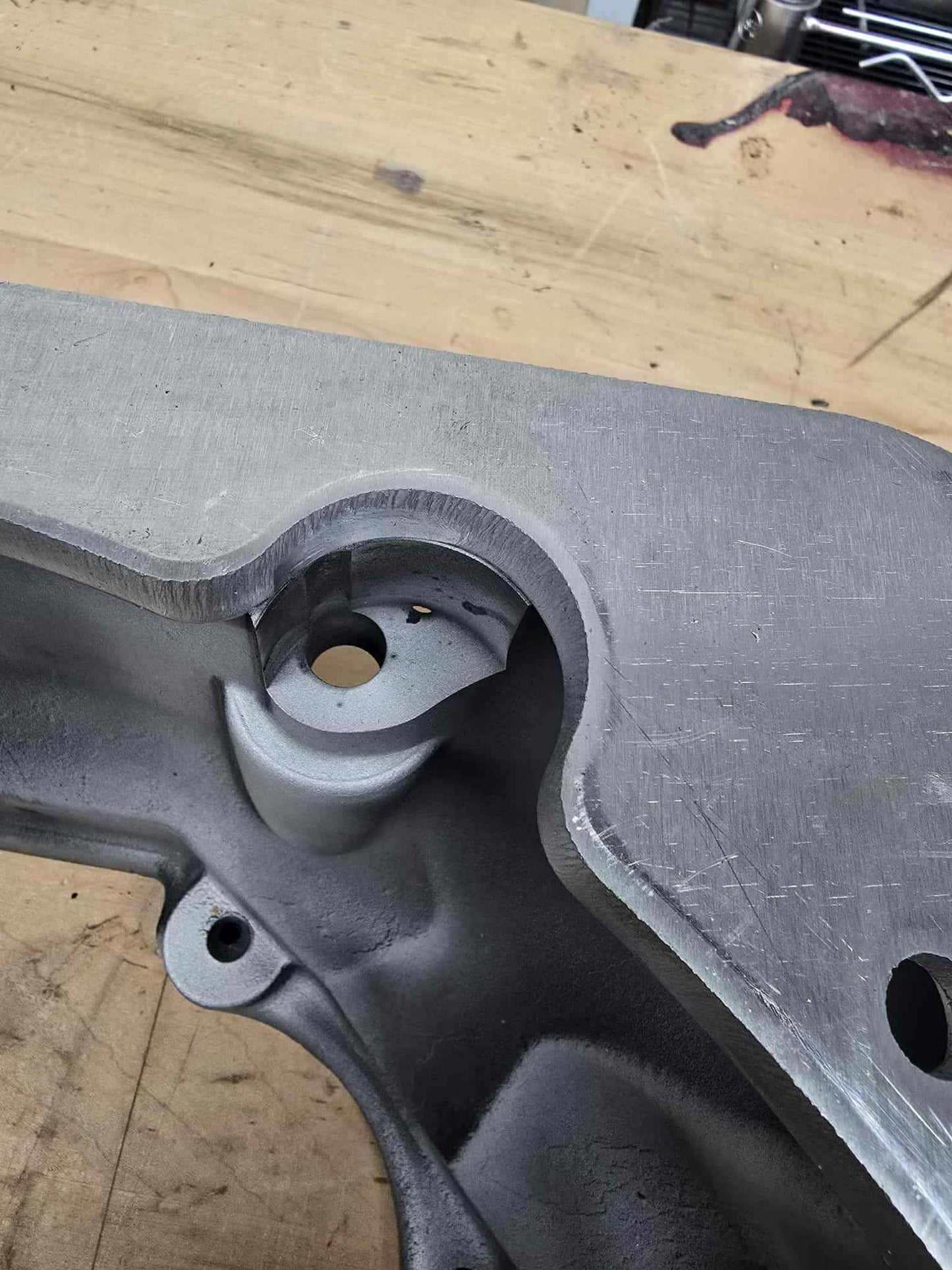 Adapter Plate Aluminum Version - Ford TR3650/T45 to Chevy LS